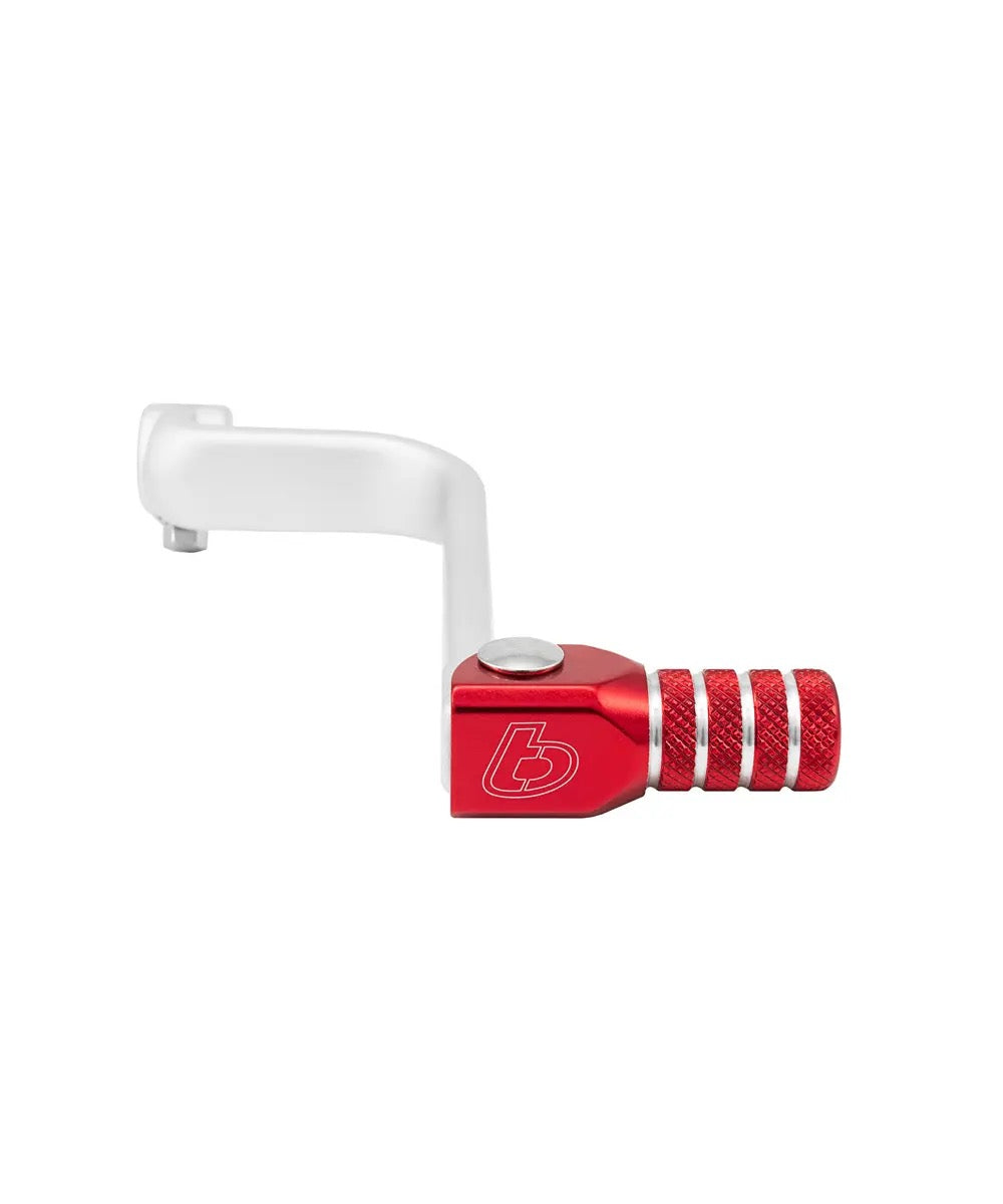 TB Parts Forged Aluminum Shift Lever KLX110/Z125 - Red - See Description!
